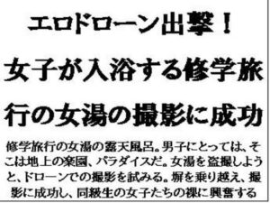 エロドローン出撃！女子が入浴する修学旅行の女湯の撮影に成功(CMNFリアリズム) [d_596033]
