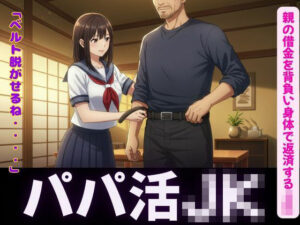 パパ活〜親の借金を背負い身体で返済するJK〜嫌なのに感じてしまう(奇跡の美少女) [d_596783]