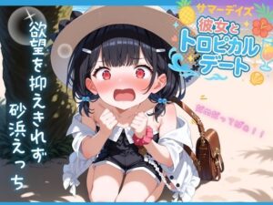 大好きな彼女とビーチバカンス 欲望を抑えきれず砂浜えっち(どっぷりちゃん) [d_566121]