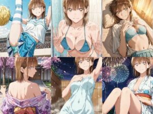 「アオのハコ」鹿野千夏セクシー写真集11（全500枚）(人の海) [d_572480]