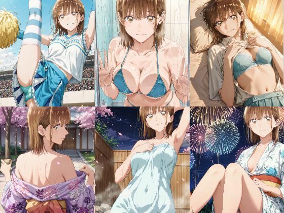 「アオのハコ」鹿野千夏セクシー写真集11（全500枚）(人の海) [d_572480]