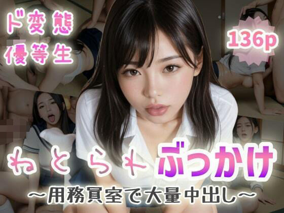 【ド変態優等生】ねとられぶっかけ〜用務員室で大量中出し〜(ぷよんぷよんスライム) [d_576296]