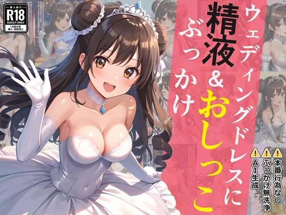 ウェディングドレスに精液＆おしっこぶっかけ(すとりんぐ) [d_576795]