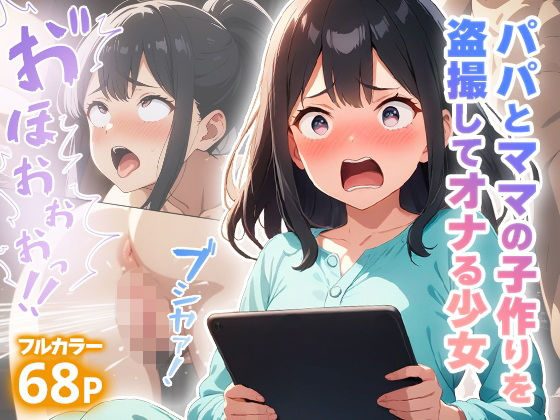 パパとママの子作りを盗撮してオナる少女(もへもへ) [d_578400]