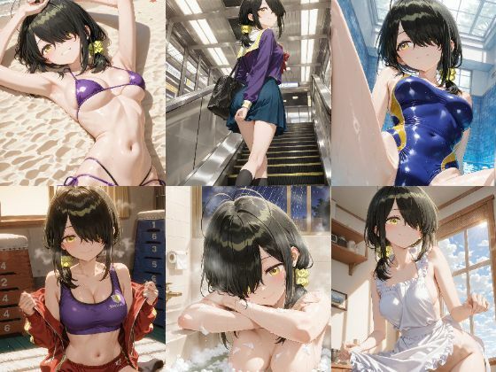 「紫雲寺家の子〇たち」紫雲寺ことのセクシー写真集3（全500枚）(人の海) [d_580220]