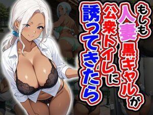 もしも人妻黒ギャルが公衆トイレに誘ってきたら（CG100枚）(ふぇちずむ) [d_581253]