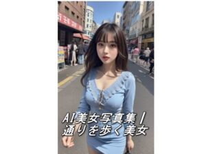 AI美女写真集┃通りを歩く美女(AI美女写真集┃清楚な大人) [d_585085]