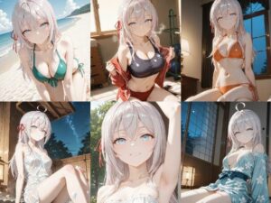 「時々ボソッとロシア語でデレる隣のアーリャさん」アリサ・ミハイロヴナ・九条セクシー写真集13（全500枚）(人の海) [d_585606]