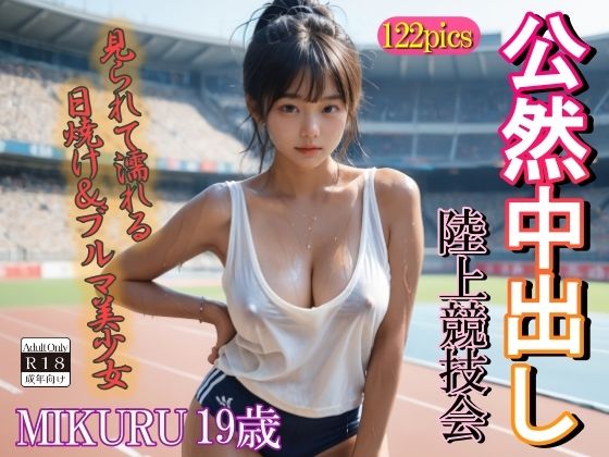 公然中出し陸上競技会〜見られて濡れる日焼け＆ブルマ美少女〜(大好物は美少女です) [d_588621]