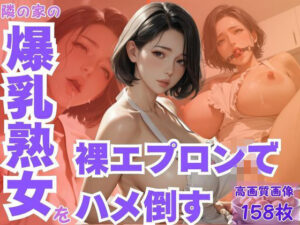 隣の家の爆乳熟女を裸エプロンでハメ倒す(CP出版) [d_590372]