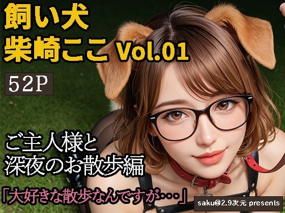 【2.9次元シリーズ】飼い犬・柴崎ここ  Vol.01  大好きなご主人様との夜のお散歩(saku@2.9次元) [d_591317]