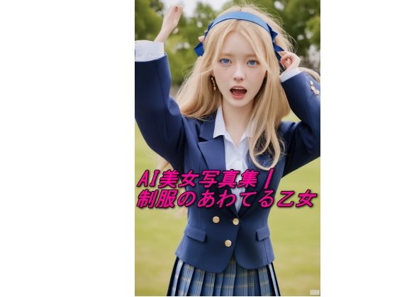 AI美女写真集┃制服のあわてる乙女(AI美女写真集┃清楚な大人) [d_593115]