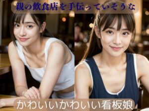 親の飲食店を手伝っていそうないいこがにじみでているかわいいかわいい看板娘(Cherry Boy) [d_593260]