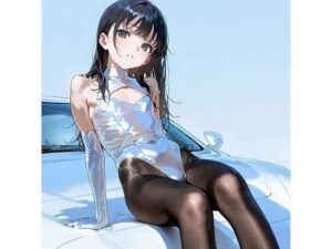 ツヤスベ衣装のレースクイーン｜satin race queen【219枚＋50秒moive】(TAIL LOVERS) [d_593708]