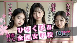 制服0％！ひゃくぱぁ全裸女子校(100％ガールズコレクション) [d_594976]