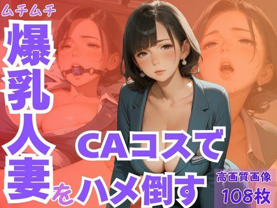 ムチムチ爆乳人妻をCAコスでハメ倒す(CP出版) [d_595307]