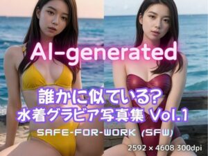 【AI実写】誰かに似ている？ 【実写風AI水着グラビア】Vol.1(美伝プロジェクト) [d_596717]