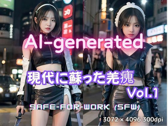 【AI実写】現代に蘇った羌瘣 ── 街角の剣士グラビア写真集 Vol.1(美伝プロジェクト) [d_596977]