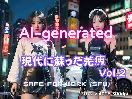 【AI実写】現代に蘇った羌瘣 ── 街角の剣士グラビア写真集 Vol.2(美伝プロジェクト) [d_596985]