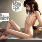 まろチャンネル 至極の貧乳作品   お風呂編 セリフ付(貧乳専科まろチャンネル同人支店) [d_597286]