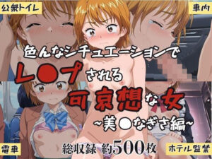 超絶不幸〜色んなシチュエーションでレ●プされる可哀想な女〜美●なぎさ編(HB鉛筆) [d_598984]