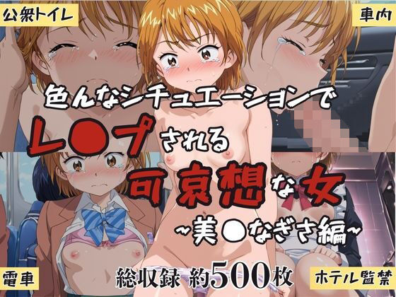 超絶不幸〜色んなシチュエーションでレ●プされる可哀想な女〜美●なぎさ編(HB鉛筆) [d_598984]