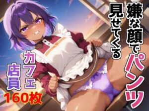 嫌な顔でパンツ見せてくるカフェ店員(AIパンツ部) [d_599287]