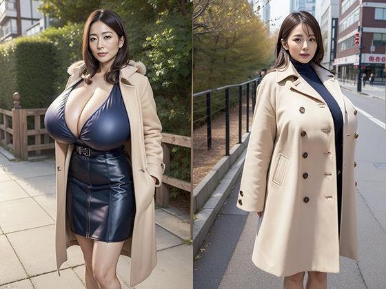巨乳熟女とコート 002(amateur I) [d_599681]