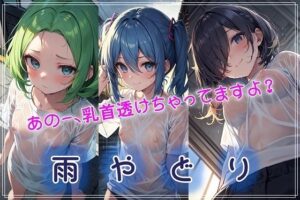 雨やどり〜あのー、乳首透けちゃってますよ？〜(百円本舗) [d_599870]