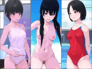 プール撮影会画像37枚＋既出画像128枚(Duvel) [d_600120]