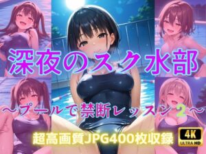 深夜のスク水部〜プールで禁断レッスン2〜(Cherry Palette) [d_600508]