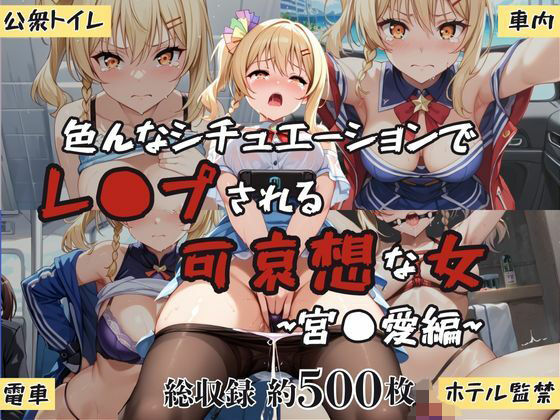 超絶不幸〜色んなシチュエーションでレ●プされる可哀想な女〜宮●愛編(HB鉛筆) [d_601202]