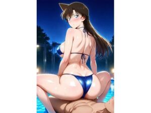 毛〇蘭  ナイトプールで騎乗位(HKMアート) [d_601600]