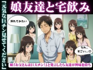 娘の女子大生友達と宅飲み「お父さんのおちんちん大きいんだよ！」と娘が発言すると・・・乱交騒ぎに・・・(美少女戦隊神レンジャー) [d_603295]