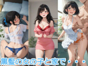 黒髪の女の子と家で・・・(へびの皮) [d_604616]