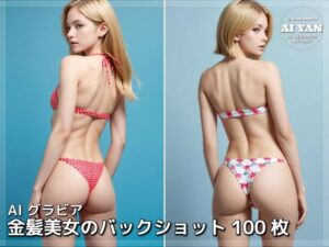 金髪美女のバックショット(AI ヤン) [d_605558]