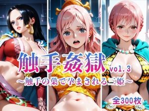 触手姦獄  vol.3 〜触手の巣で孕まされる三姫〜(海賊女王に私はなる) [d_605912]