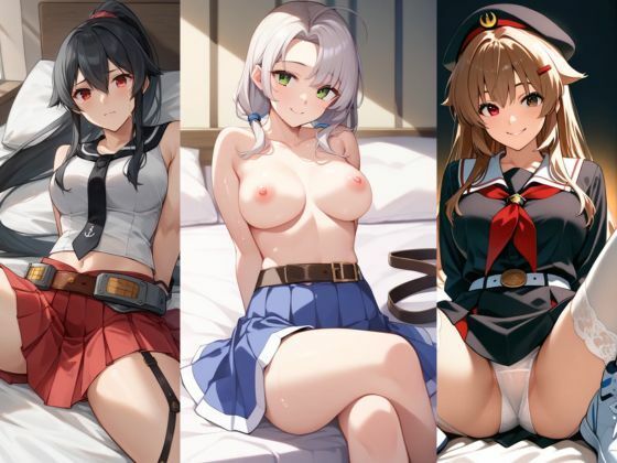 【艦〇れ】矢矧、衣笠、村雨のラブホえっちエロCG集(AI美少女研究会) [d_607240]