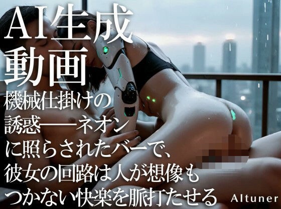 機械仕掛けの誘惑――ネオンに照らされたバーで、彼女の回路は人が想像もつかない快楽を脈打たせる(AItuner) [d_608206]