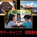 サマーキャンプ  背景素材(豊川内角) [d_608780]