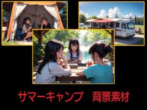 サマーキャンプ  背景素材(豊川内角) [d_608780]