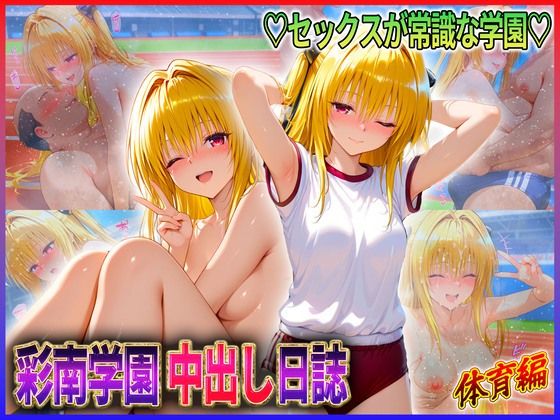 彩南学園の中出し日誌  体育編  金色〇闇(ぶっかけヒロインズ) [d_608903]