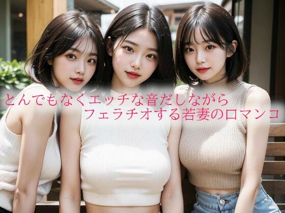 とんでもなくエッチな音だしながらフェラチオする若妻の口マンコ(背徳の恥辱放送部) [d_609344]