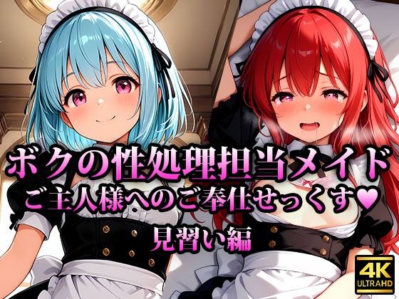 専属の性処理担当メイド達の性欲が強すぎる件 見習い編(メイドRoom247) [d_610331]