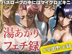 湯あがりフェチ録 〜バスローブの中にはマイクロビキニ〜 ＃学園黙示録(女帝卍潮吹) [d_610725]