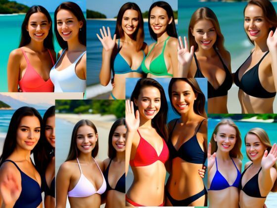 bikini girls(AI創造美女) [d_610990]