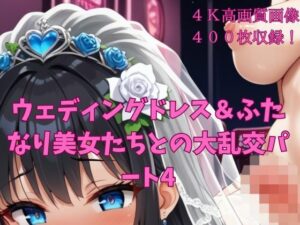 ウェディングドレス＆ふたなり美女たちとの大乱交パート4(楽園への誘い) [d_611563]