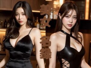 【美女名録】vol7.10  漆黒の誘惑 -黒のドレスに囚われて 209枚  【AIグラビア写真集】(AI美女制作参謀本部4課) [d_612542]