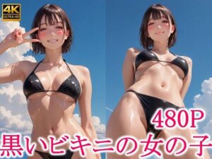 黒いビキニの女の子(スタジオキツネ) [d_612630]