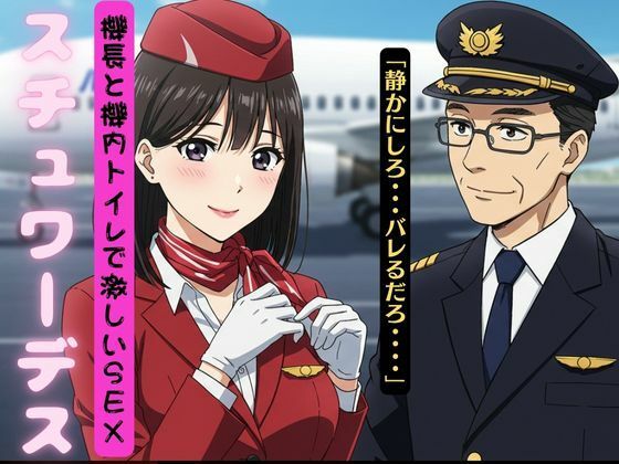 スチュワーデスを機内トイレに押し込んでセックスした、機長とスチュワーデスは滞在先で秘密の不倫関係(ひまわり学園) [d_616589]